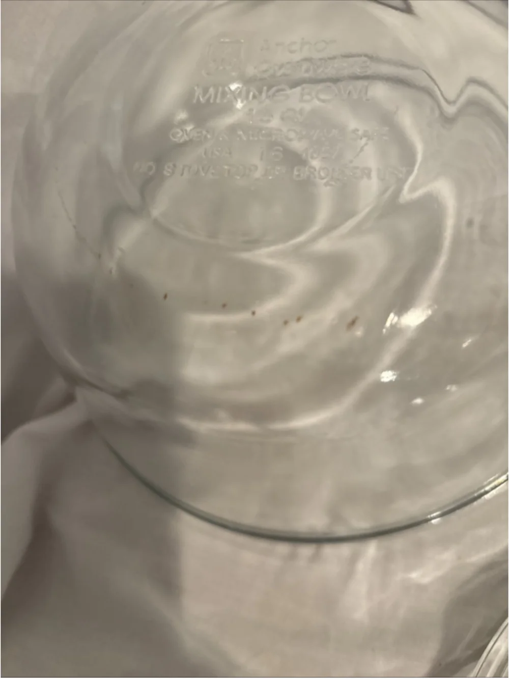Vintage Anchor Hocking Ovenware Nesting Bowls (1 ,1.5 2.5 Quart) USA (1079)